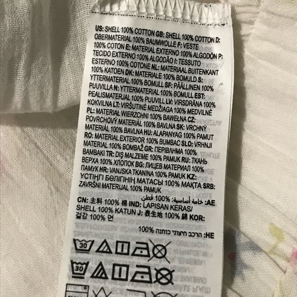 Polo Ralph Lauren Floral Print Sheer Cotton Capri  Pyjamas- New with Tags - Picture 11 of 11